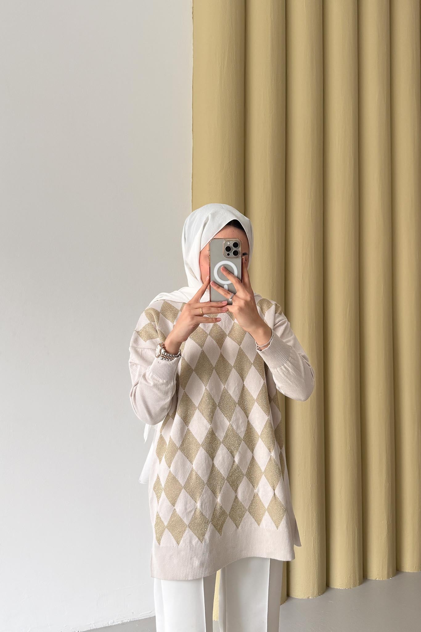 Ajda Pleated Skirt Set Petrol