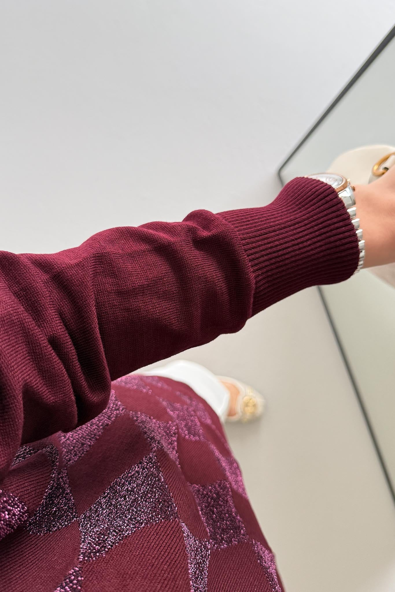 Ajda Pleated Skirt Set Petrol