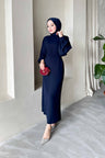 New Hurrem Evening Dress Navy Blue 