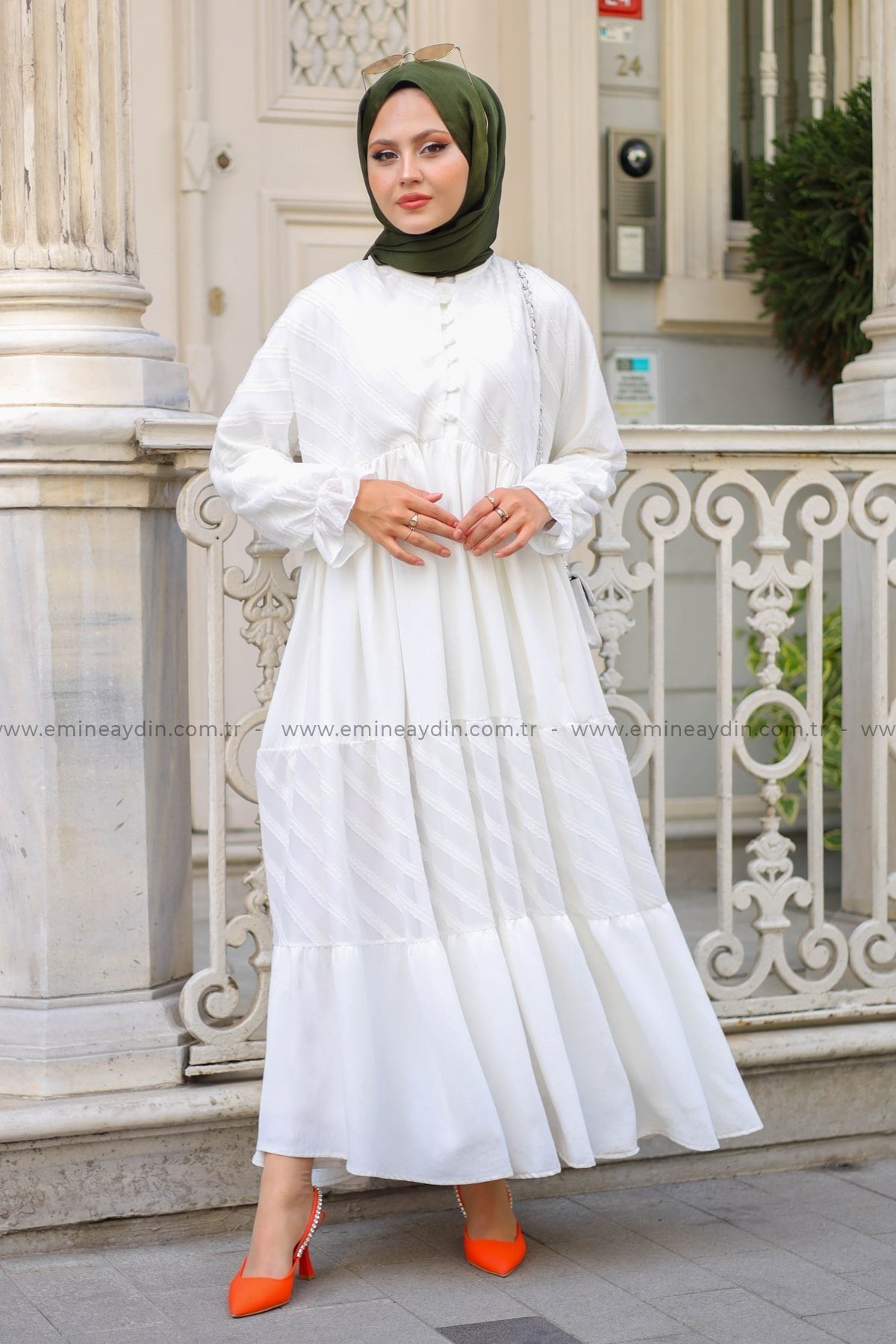 Alaçatı Dress White