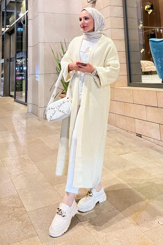 Wedding Dress Knitwear Cardigan Cape Ecru