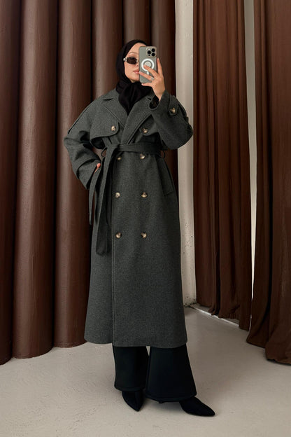 Prime Trench Coat Oil Green