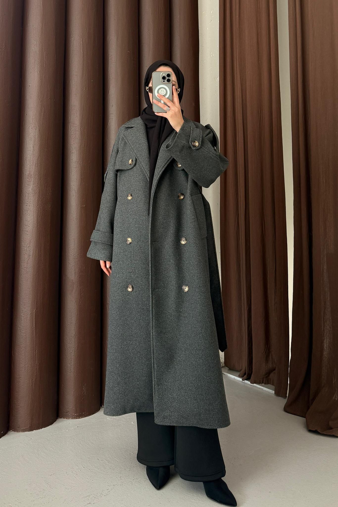 Prime Trench Coat Oil Green