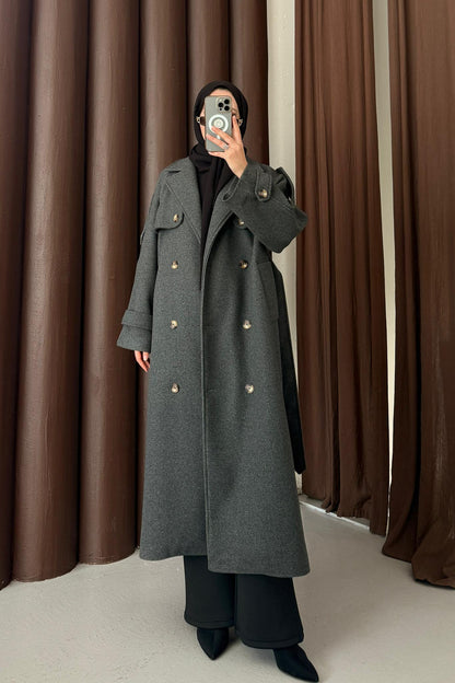 Prime Trench Coat Oil Green