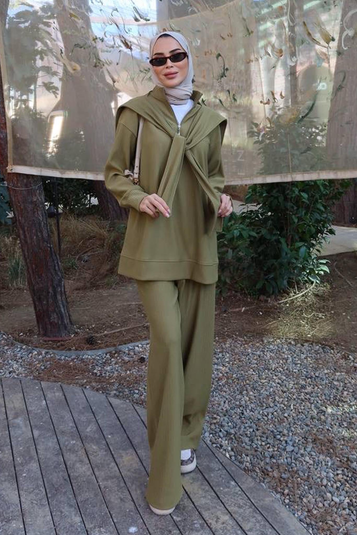 Prime Trench Coat Oil Green