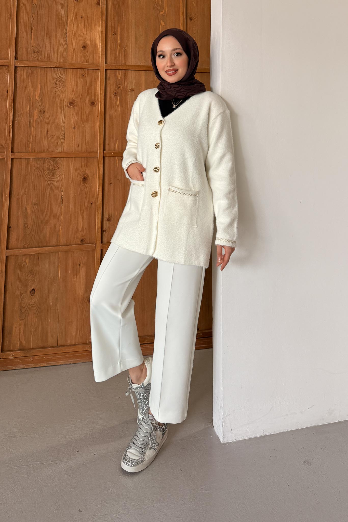 Ajda Pleated Skirt Set Petrol