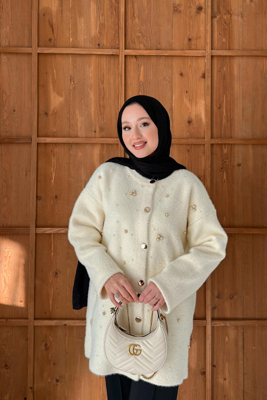 Ajda Pleated Skirt Set Petrol