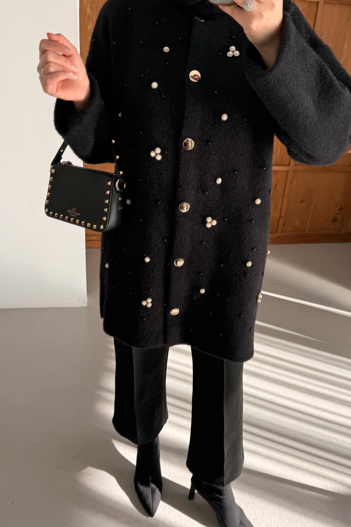 Ajda Pleated Skirt Set Petrol