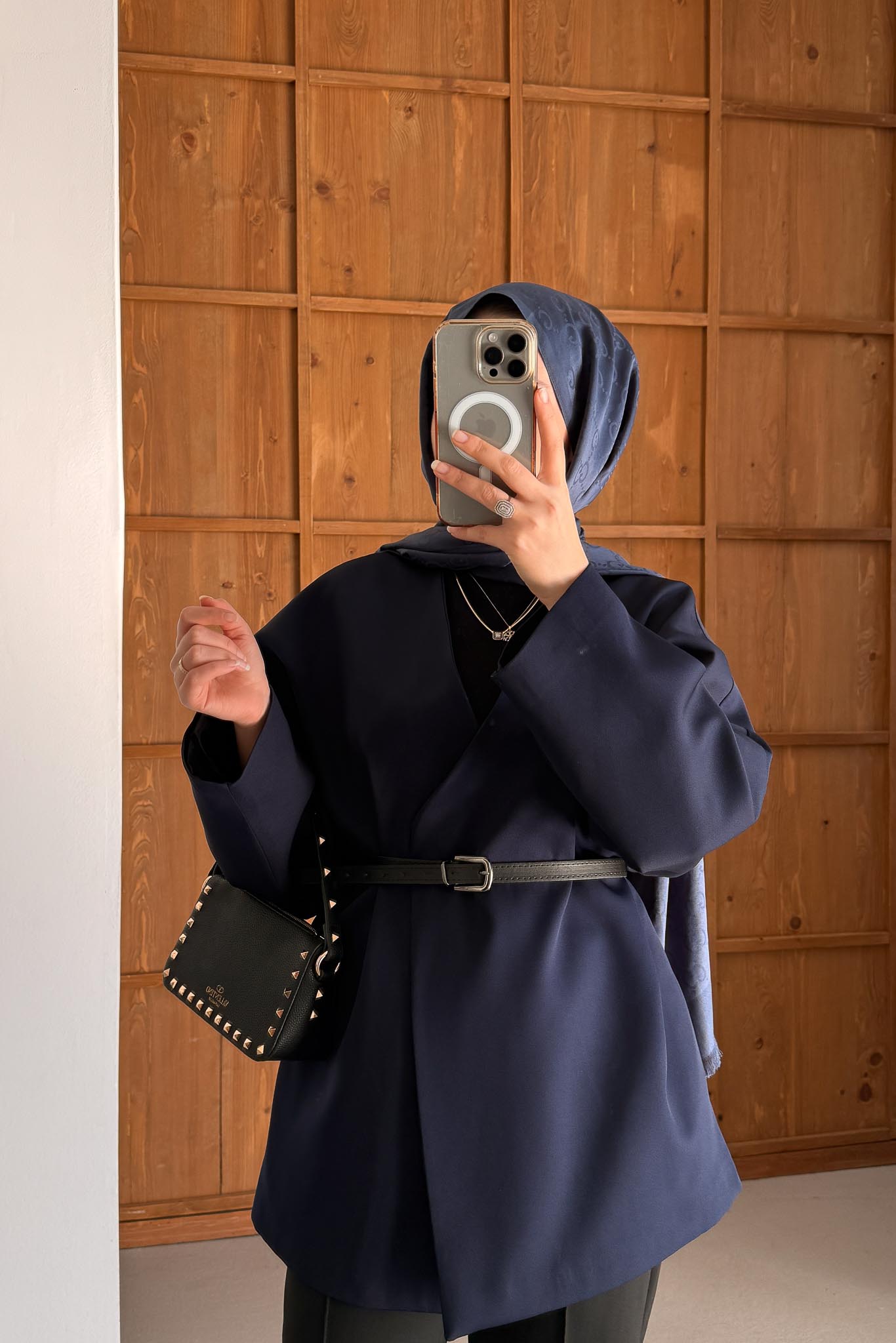 Ajda Pleated Skirt Set Petrol