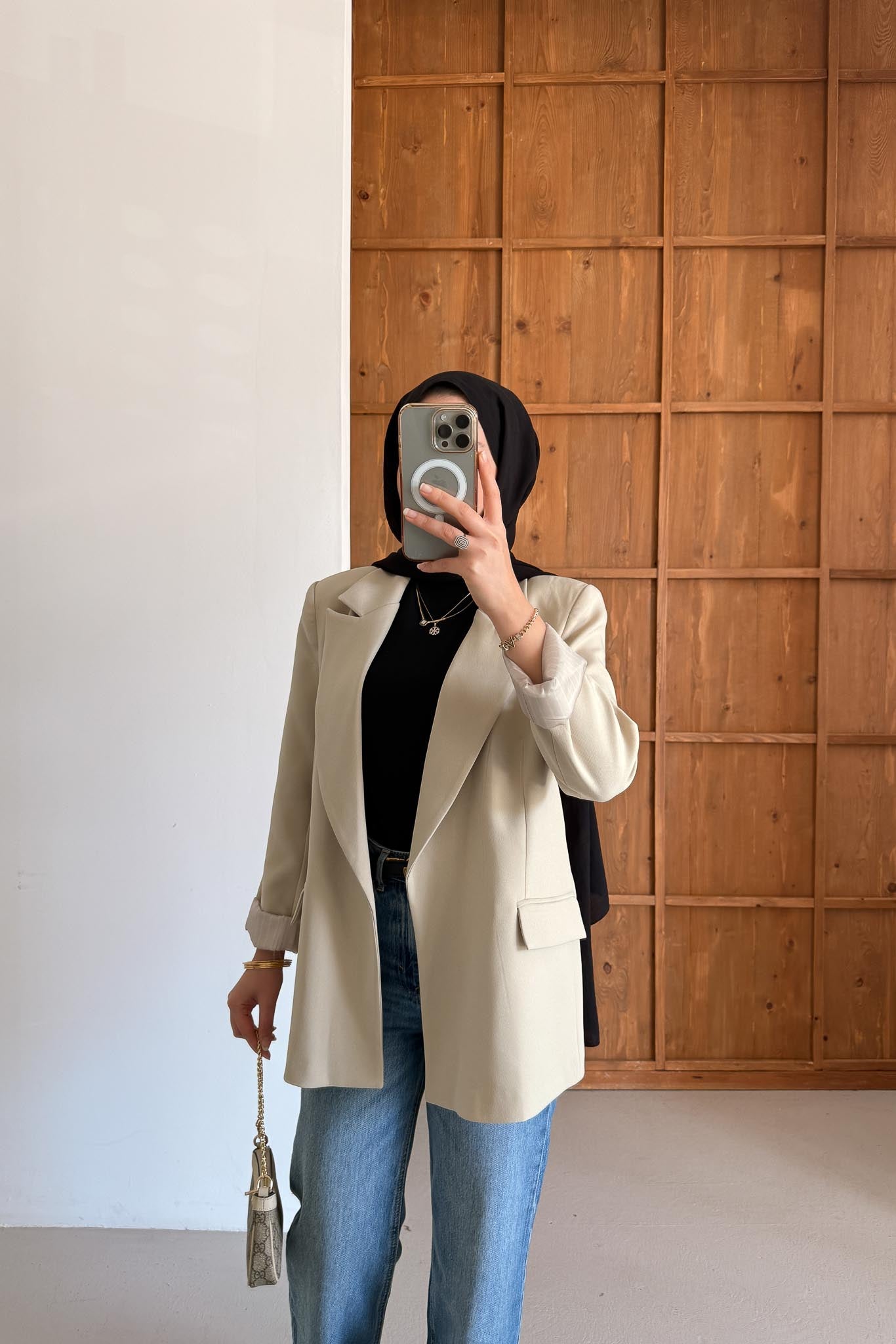 Yeni Blazer Ceket Taş