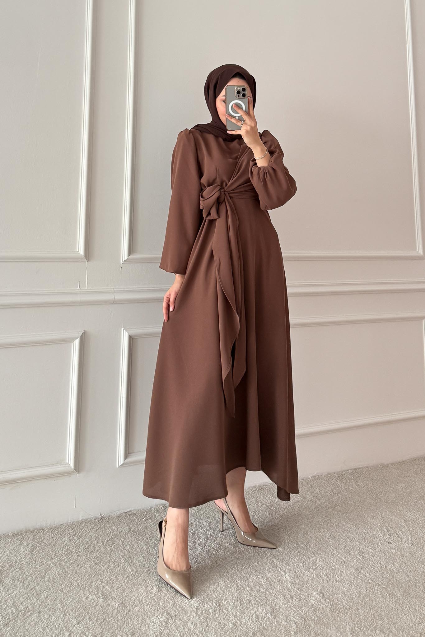 New Hurrem Evening Dress Burgundy