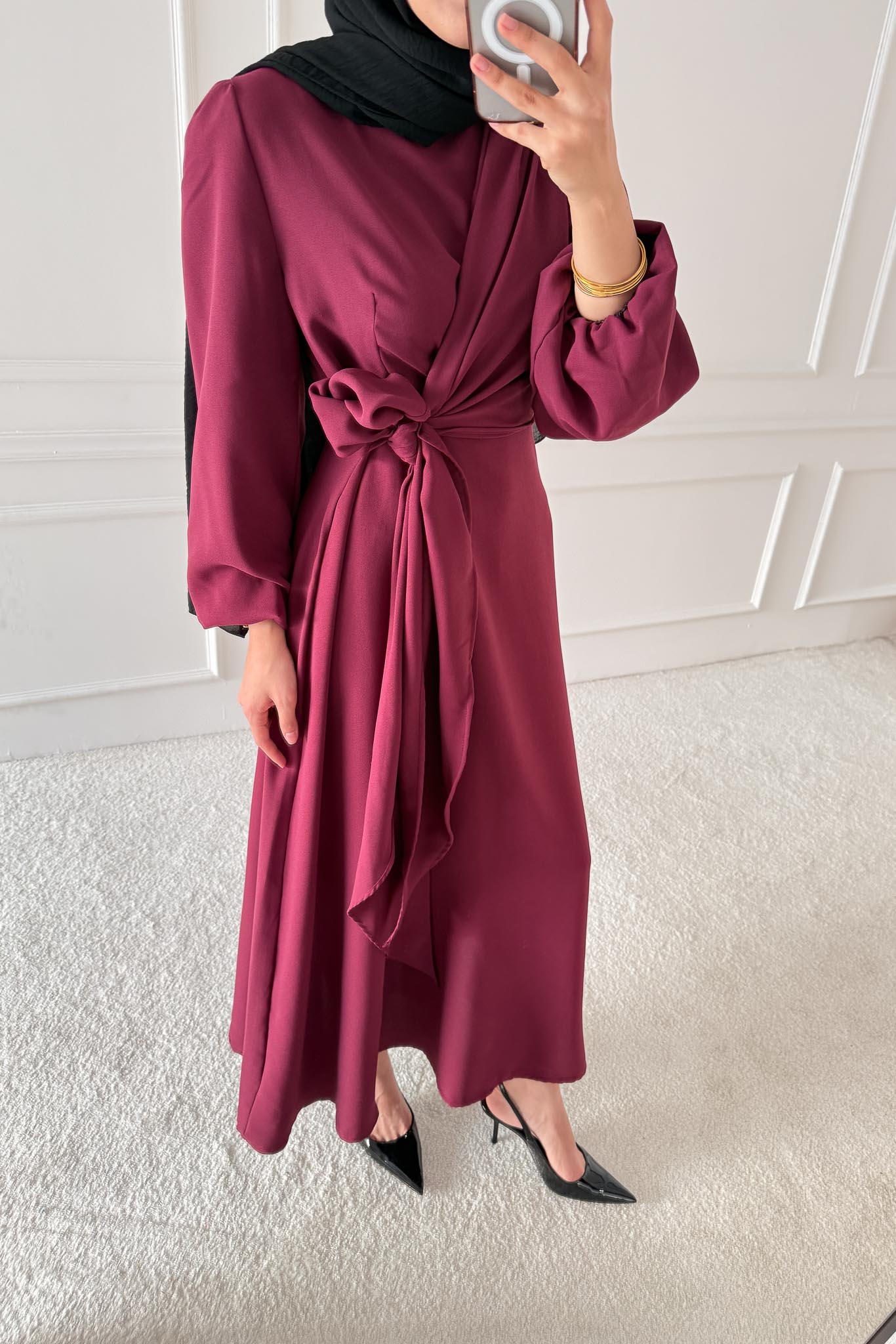 New Hurrem Evening Dress Burgundy