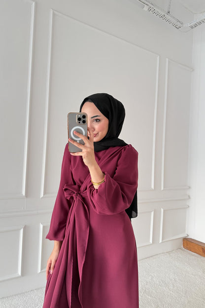 New Hurrem Evening Dress Burgundy