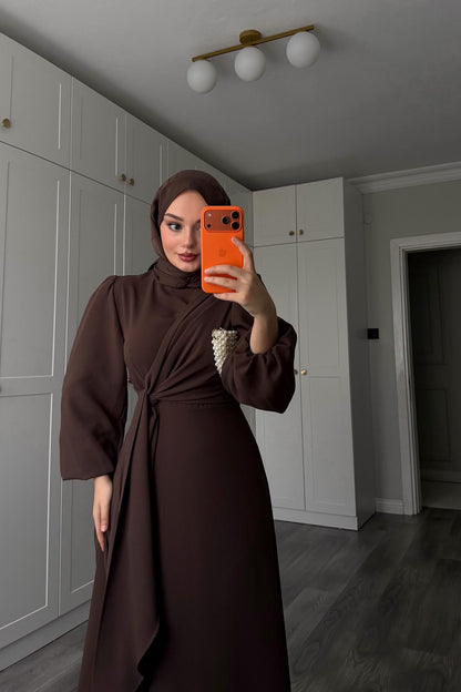 New Hurrem Evening Dress Burgundy