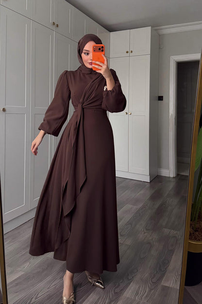 New Hurrem Evening Dress Burgundy