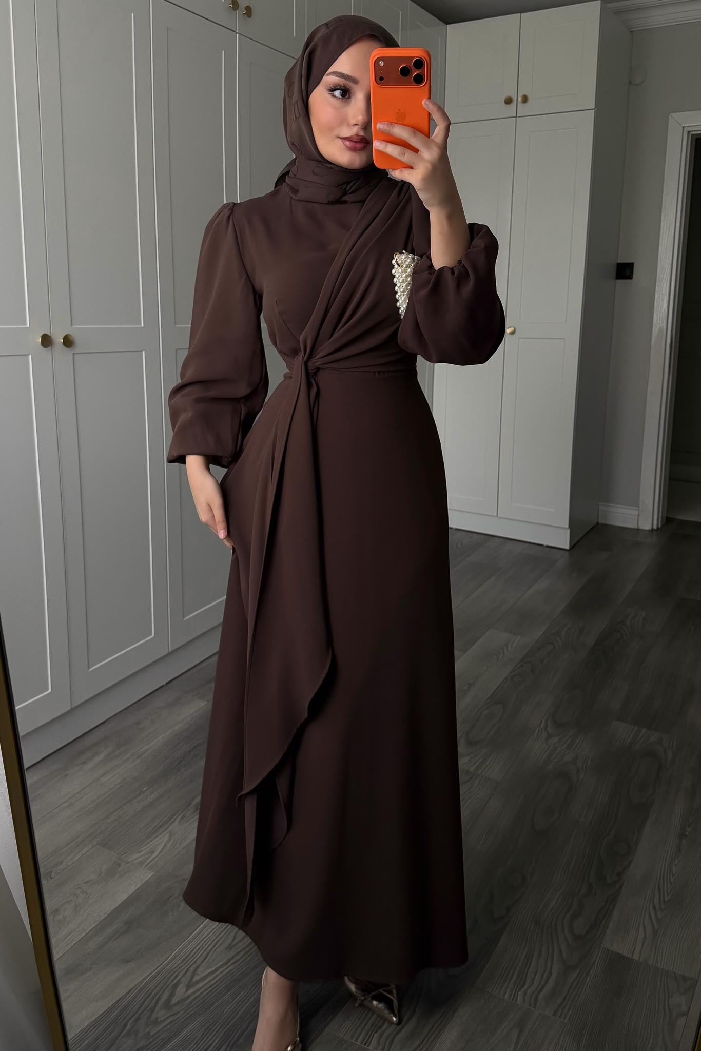 New Hurrem Evening Dress Burgundy