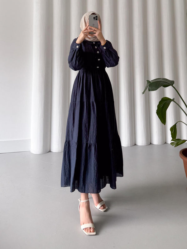 Moi Dress Aqua Green 