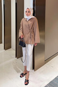 Meta Bağlamalı Kimono Vizon