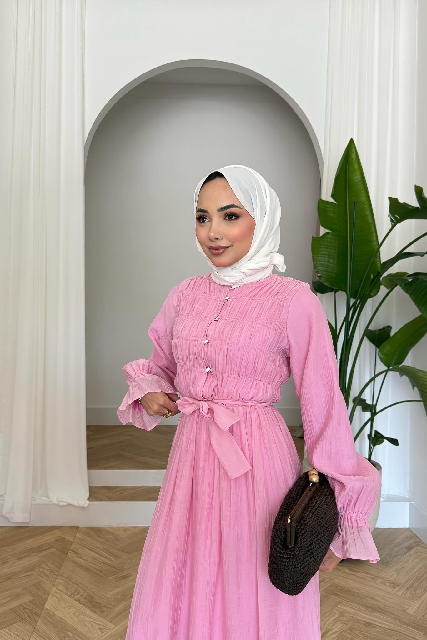 Ajda Pleated Skirt Set Petrol