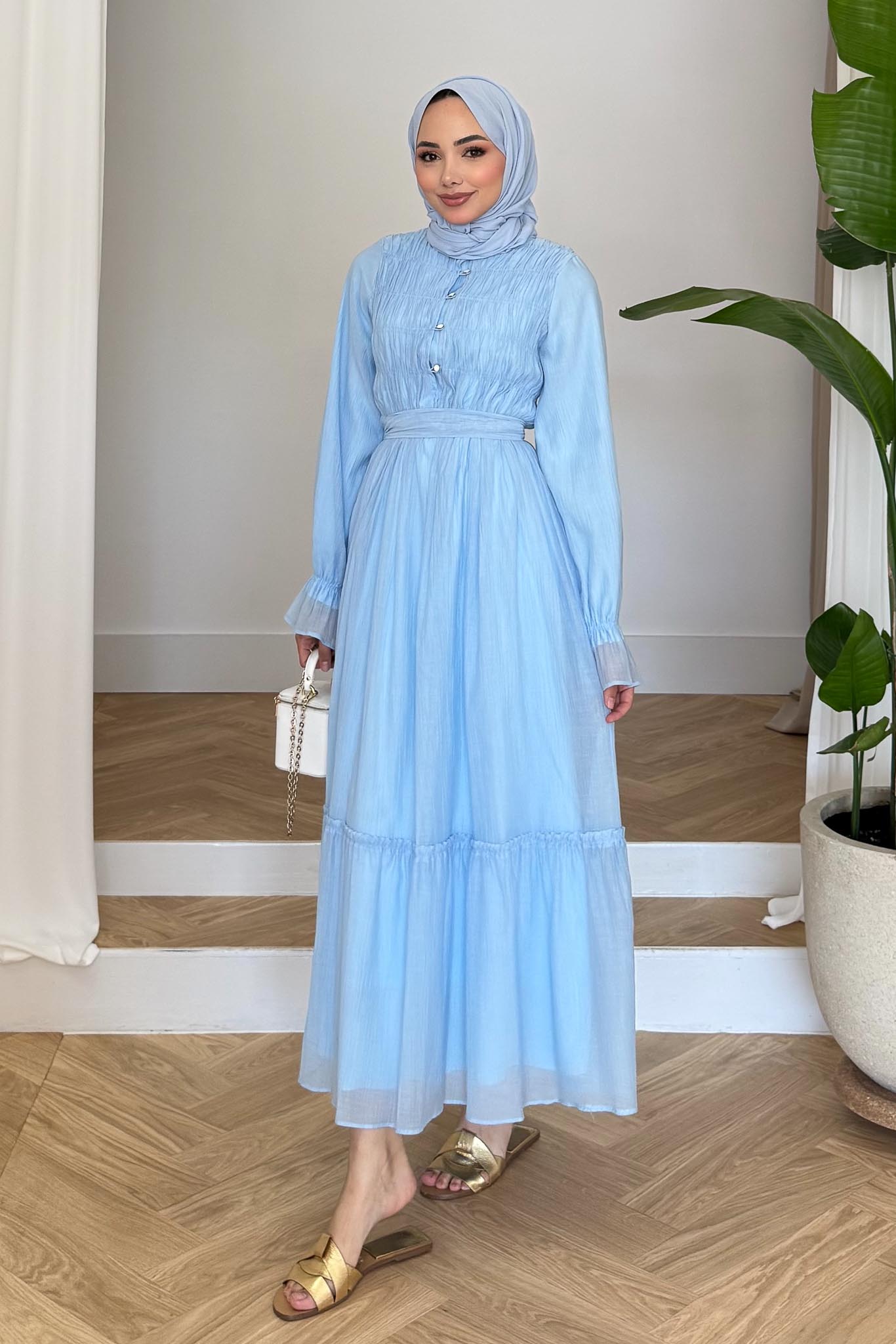 Ajda Pleated Skirt Set Petrol