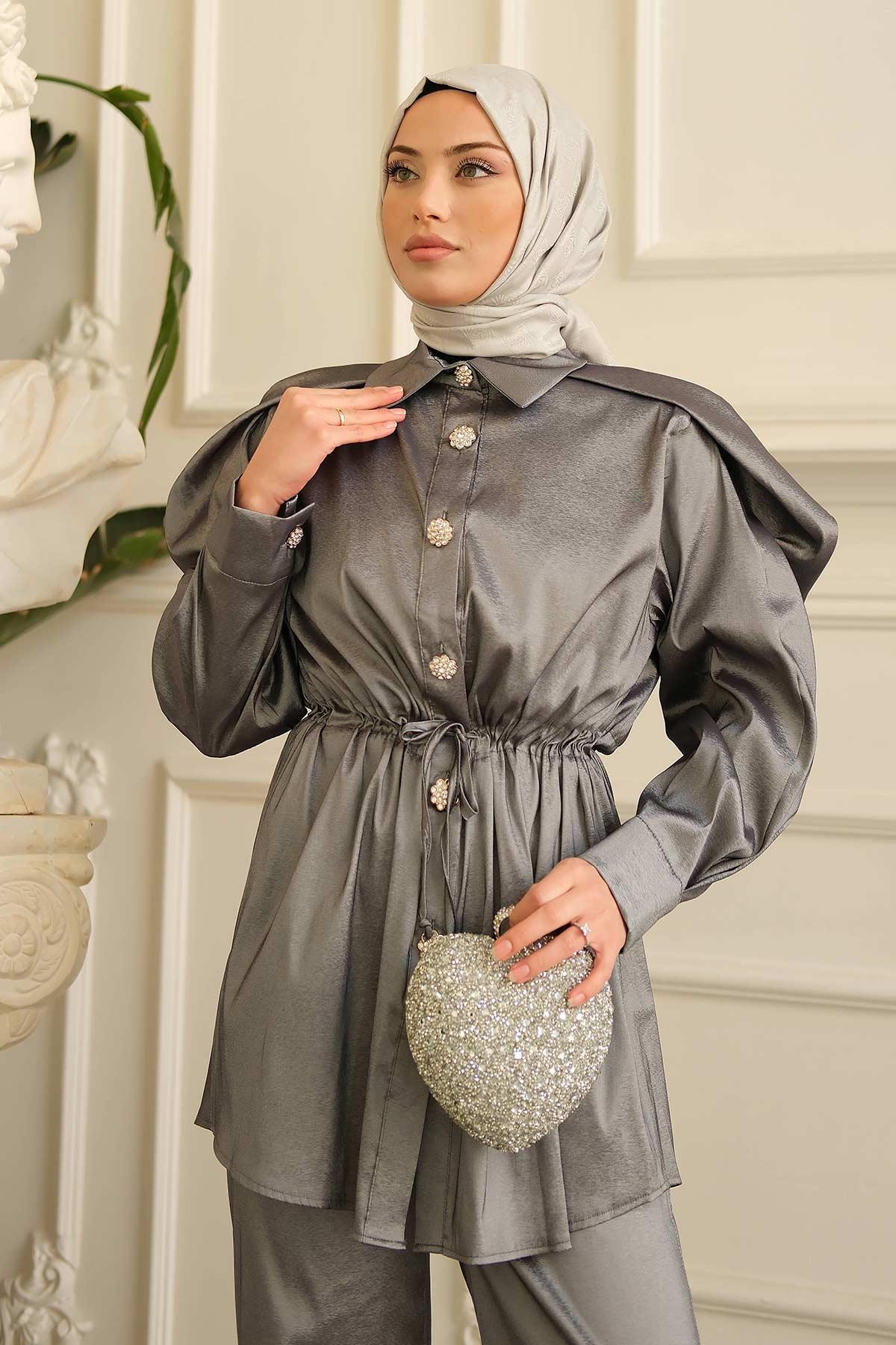 Camelia Takım Gri