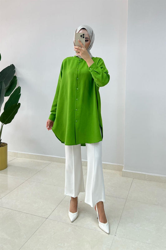 Carina Shirt Pistachio Green