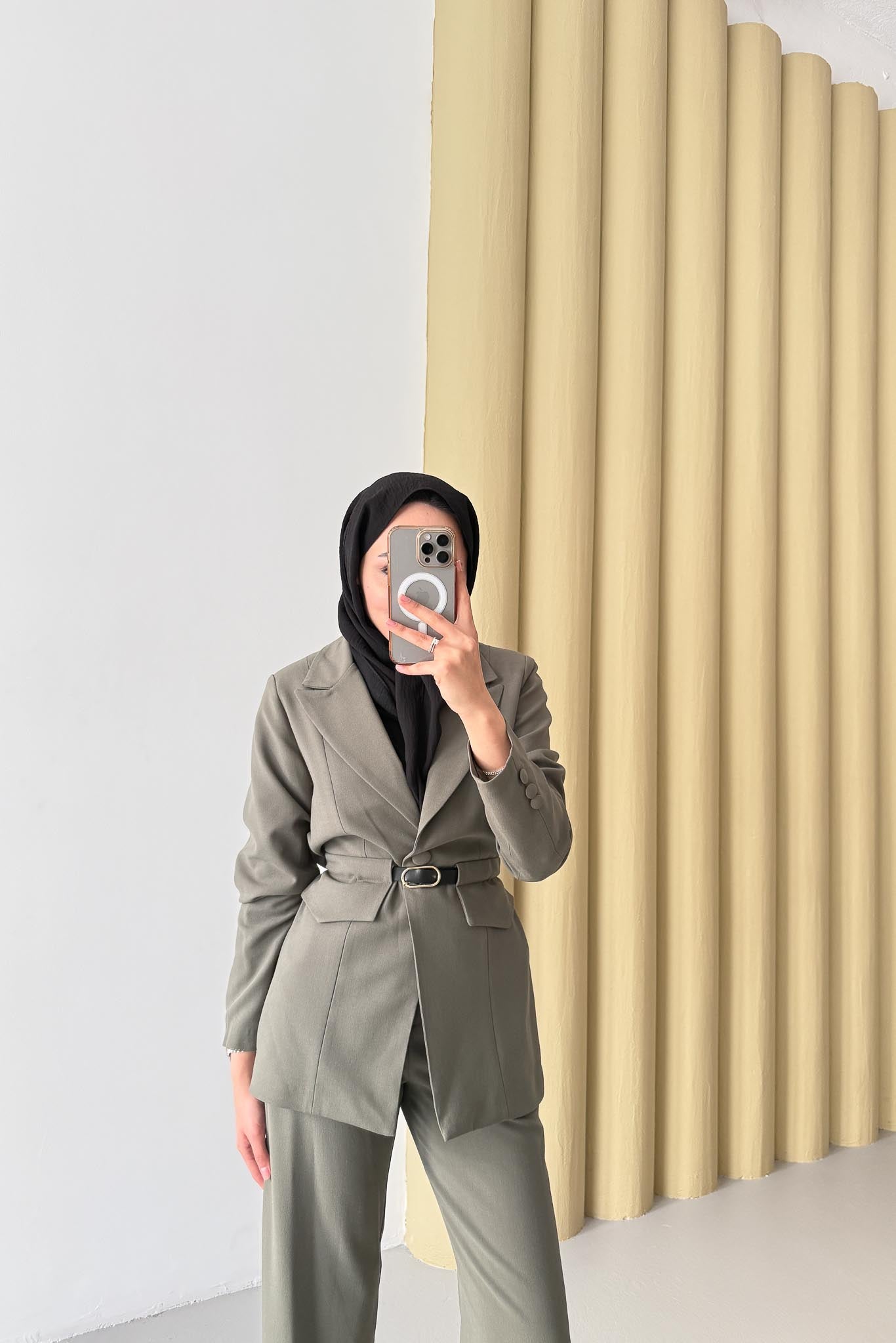 Armia Pleated Detailed Suit Light Lilac