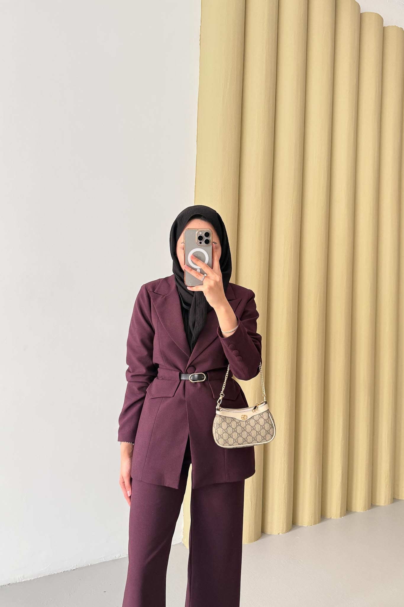 Armia Pleated Detailed Suit Light Lilac