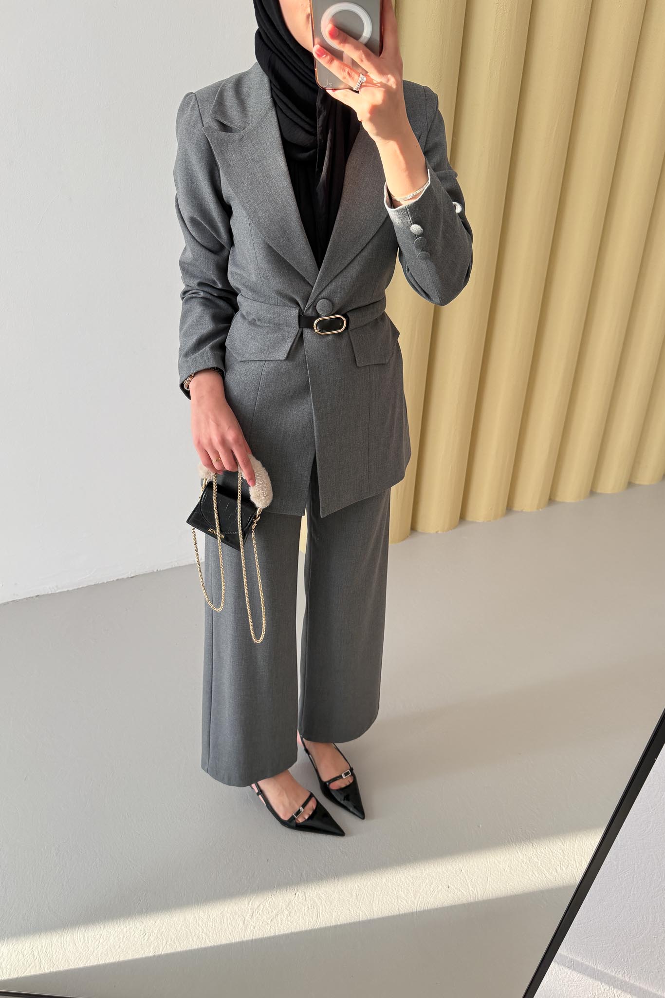 Armia Pleated Detailed Suit Light Lilac