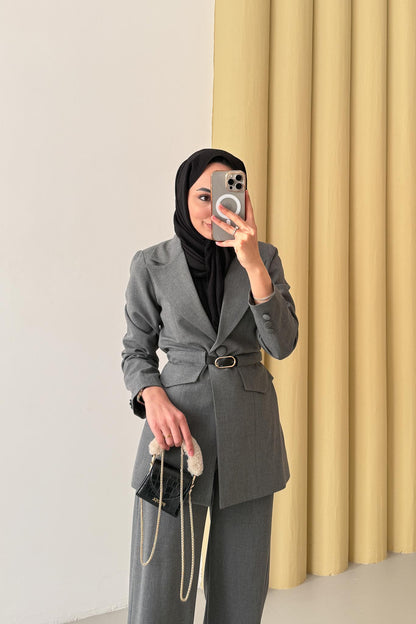 Armia Pleated Detailed Suit Light Lilac