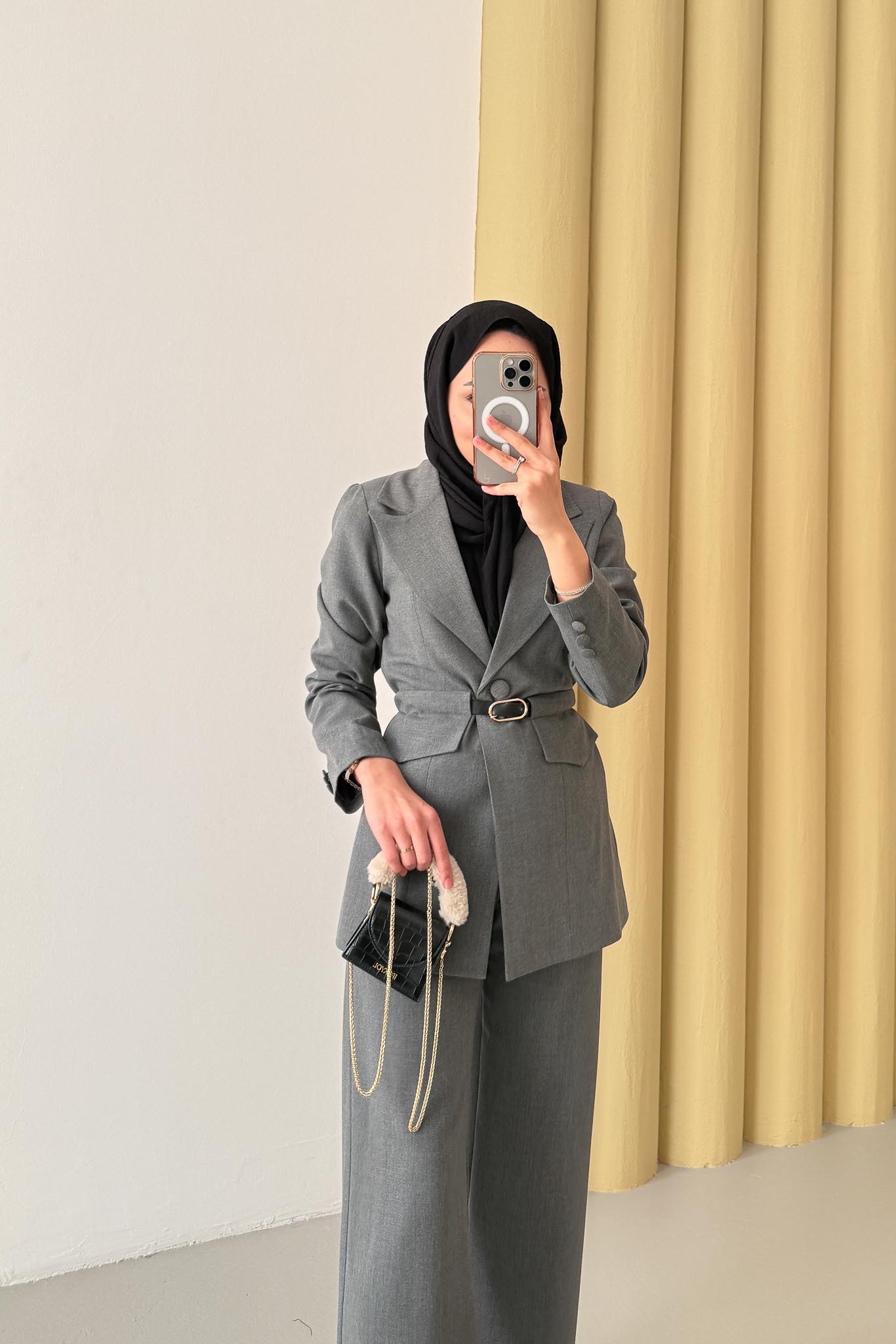 Armia Pleated Detailed Suit Light Lilac