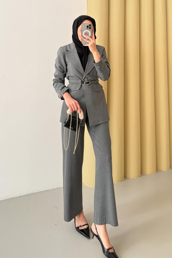 Armia Pleated Detailed Suit Light Lilac