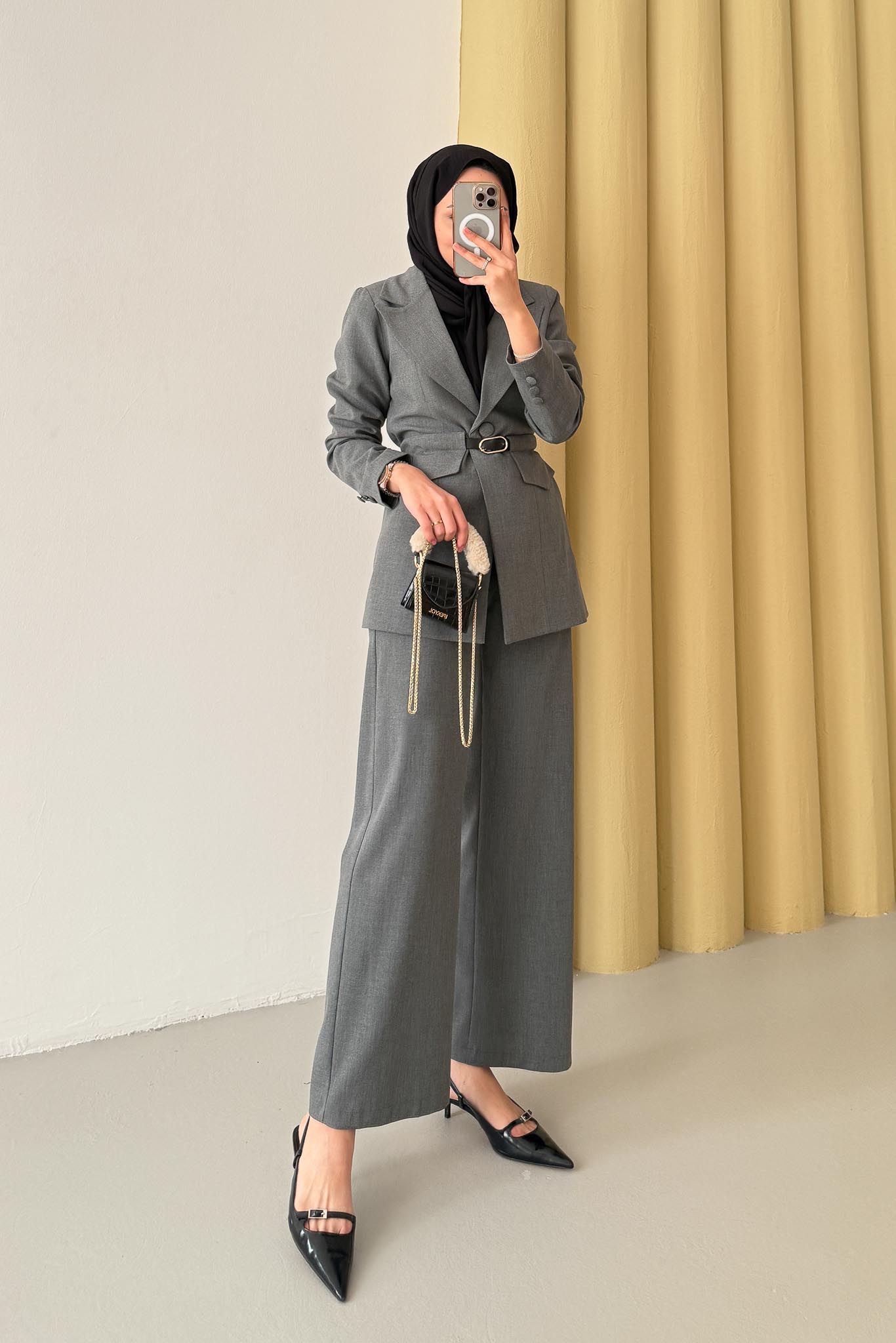 Armia Pleated Detailed Suit Light Lilac