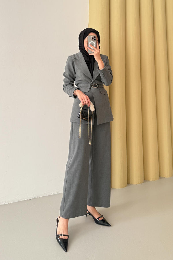 Armia Pleated Detailed Suit Light Lilac