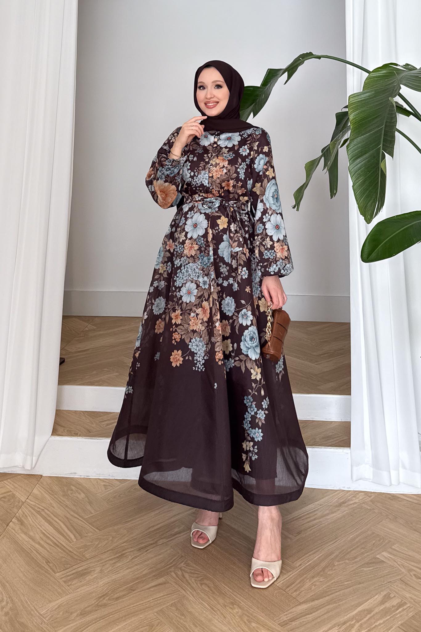 Ajda Pleated Skirt Set Petrol