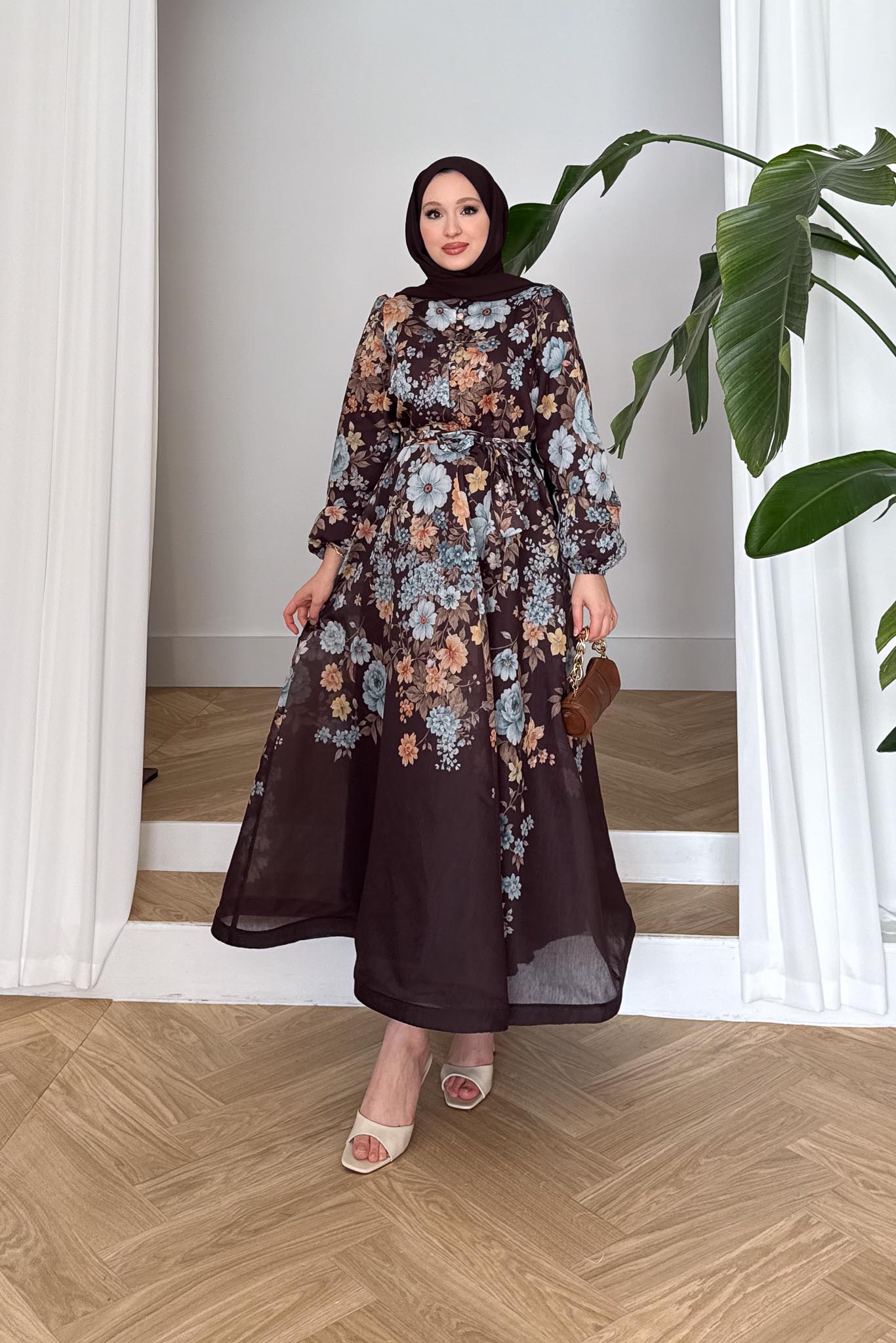 Ajda Pleated Skirt Set Petrol