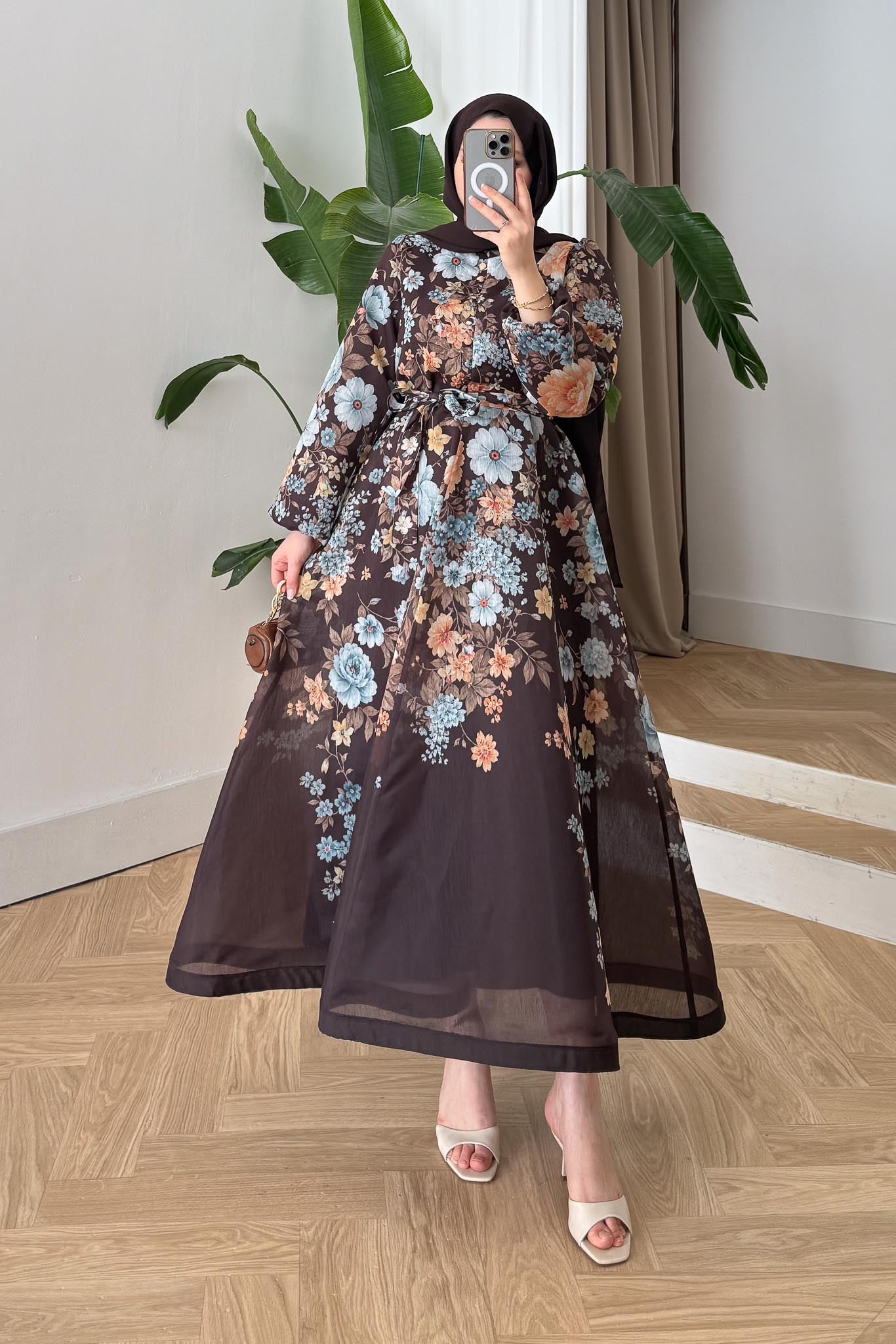 Ajda Pleated Skirt Set Petrol