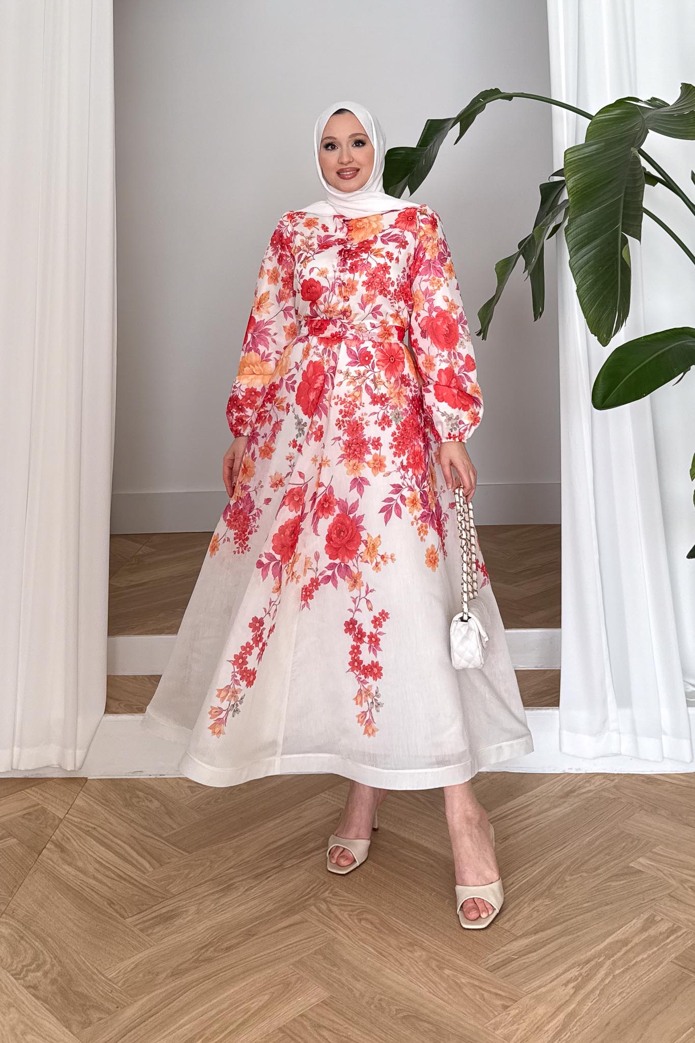 Ajda Pleated Skirt Set Petrol
