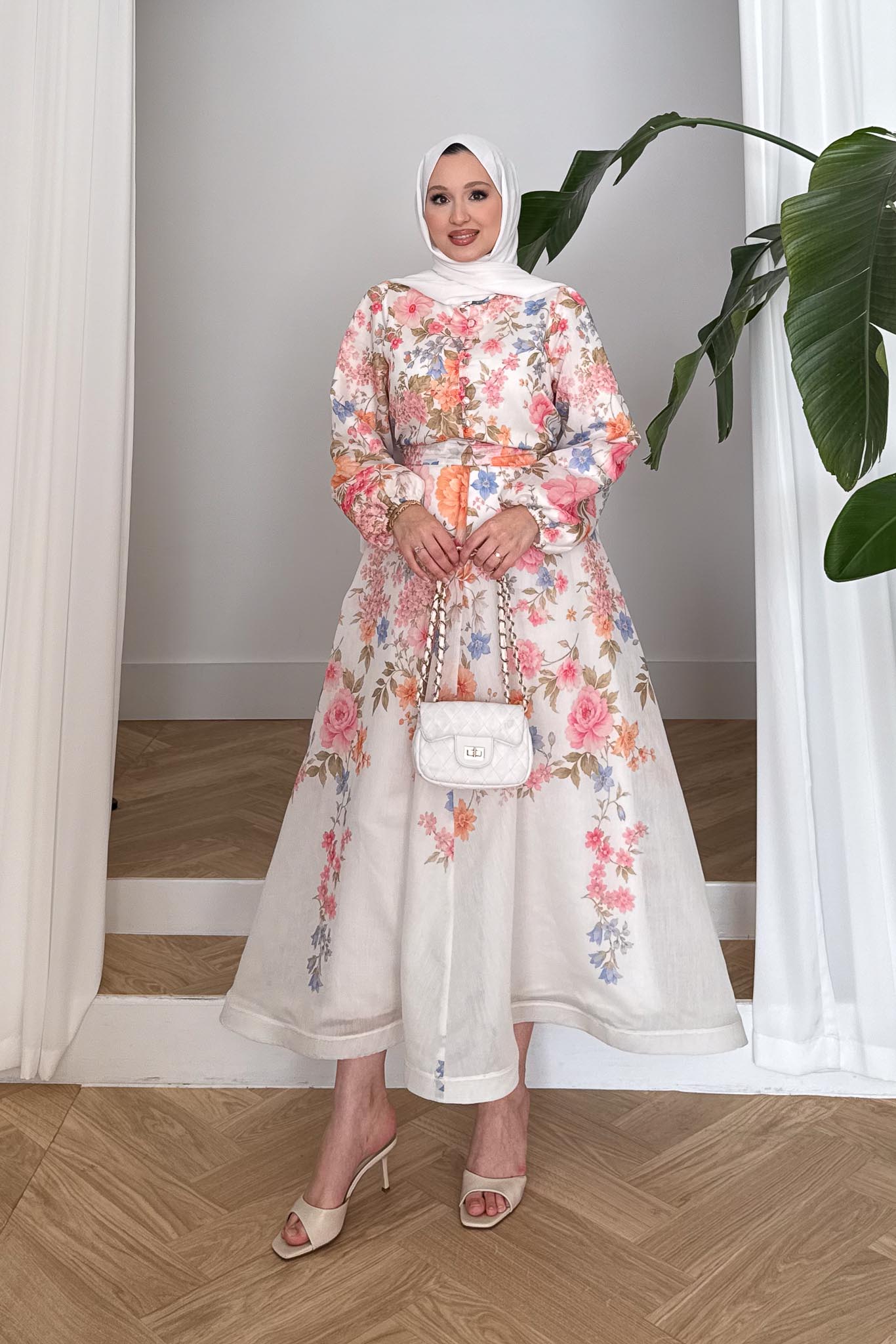Ajda Pleated Skirt Set Petrol