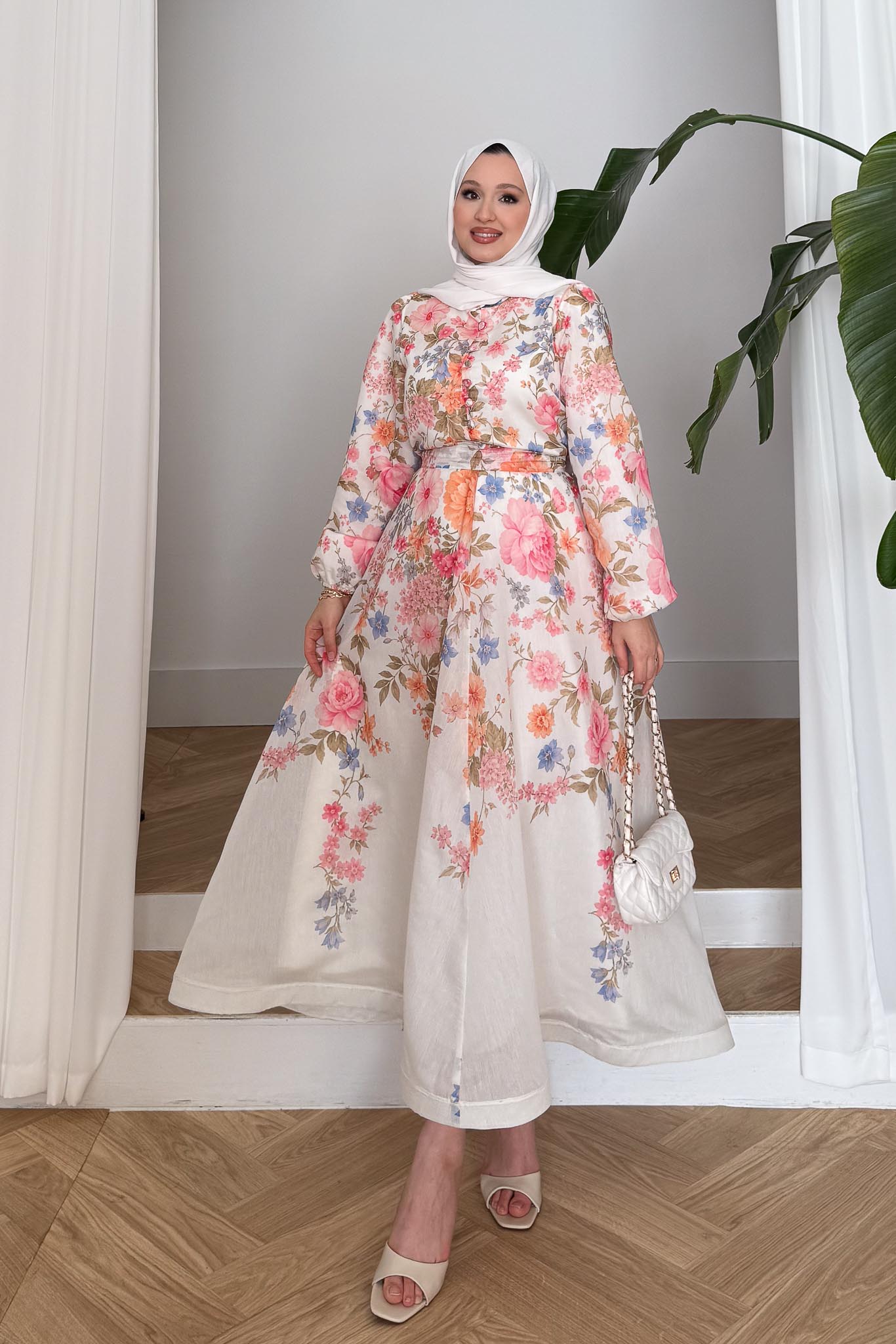 Ajda Pleated Skirt Set Petrol