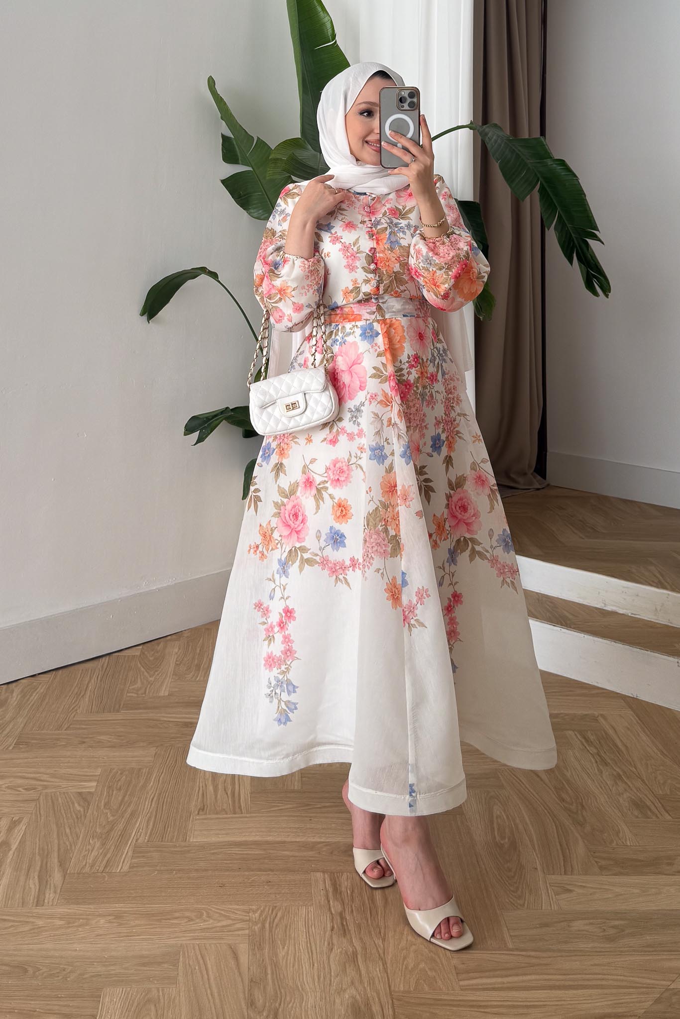Ajda Pleated Skirt Set Petrol