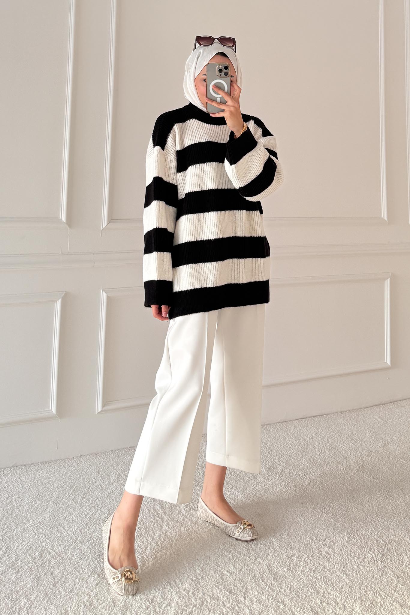 Ajda Pleated Skirt Set Petrol