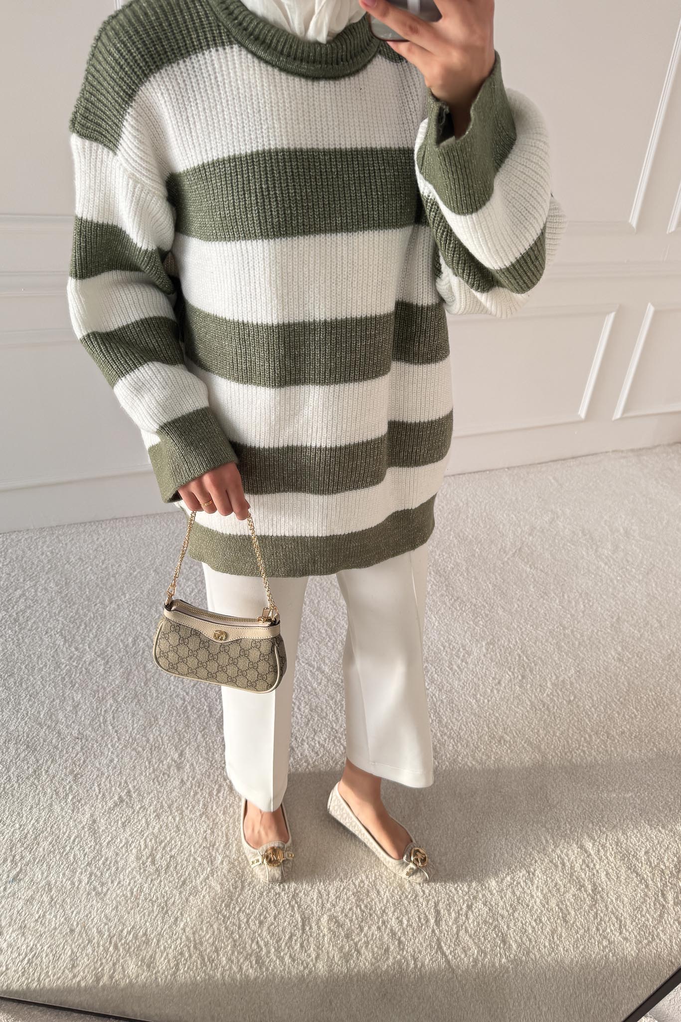 Ajda Pleated Skirt Set Petrol