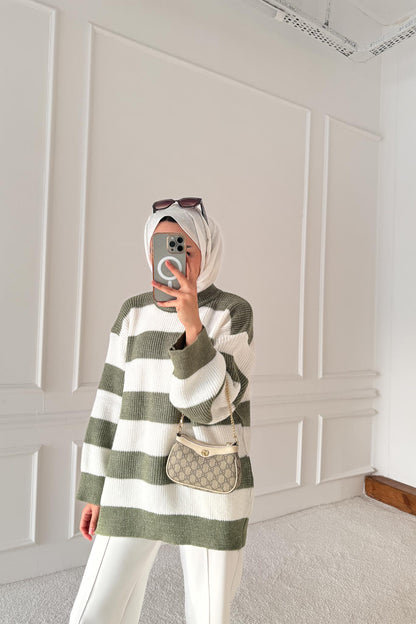 Ajda Pleated Skirt Set Petrol