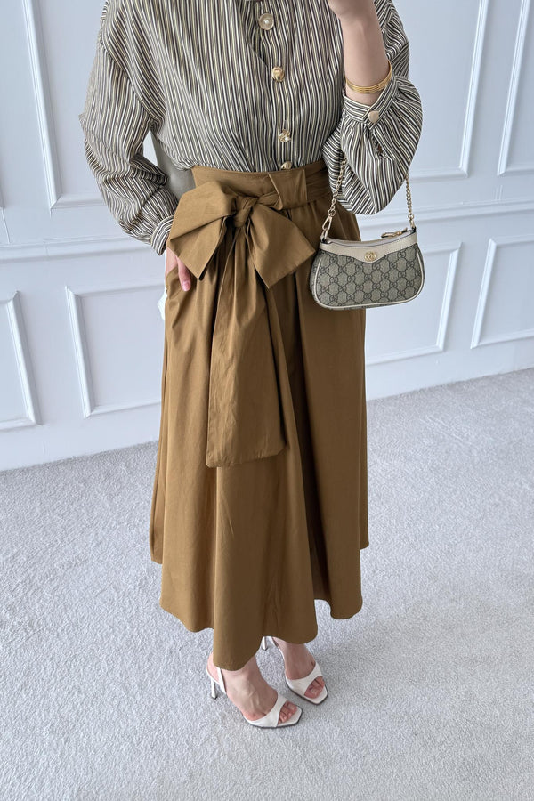 Ajda Pleated Skirt Set Petrol