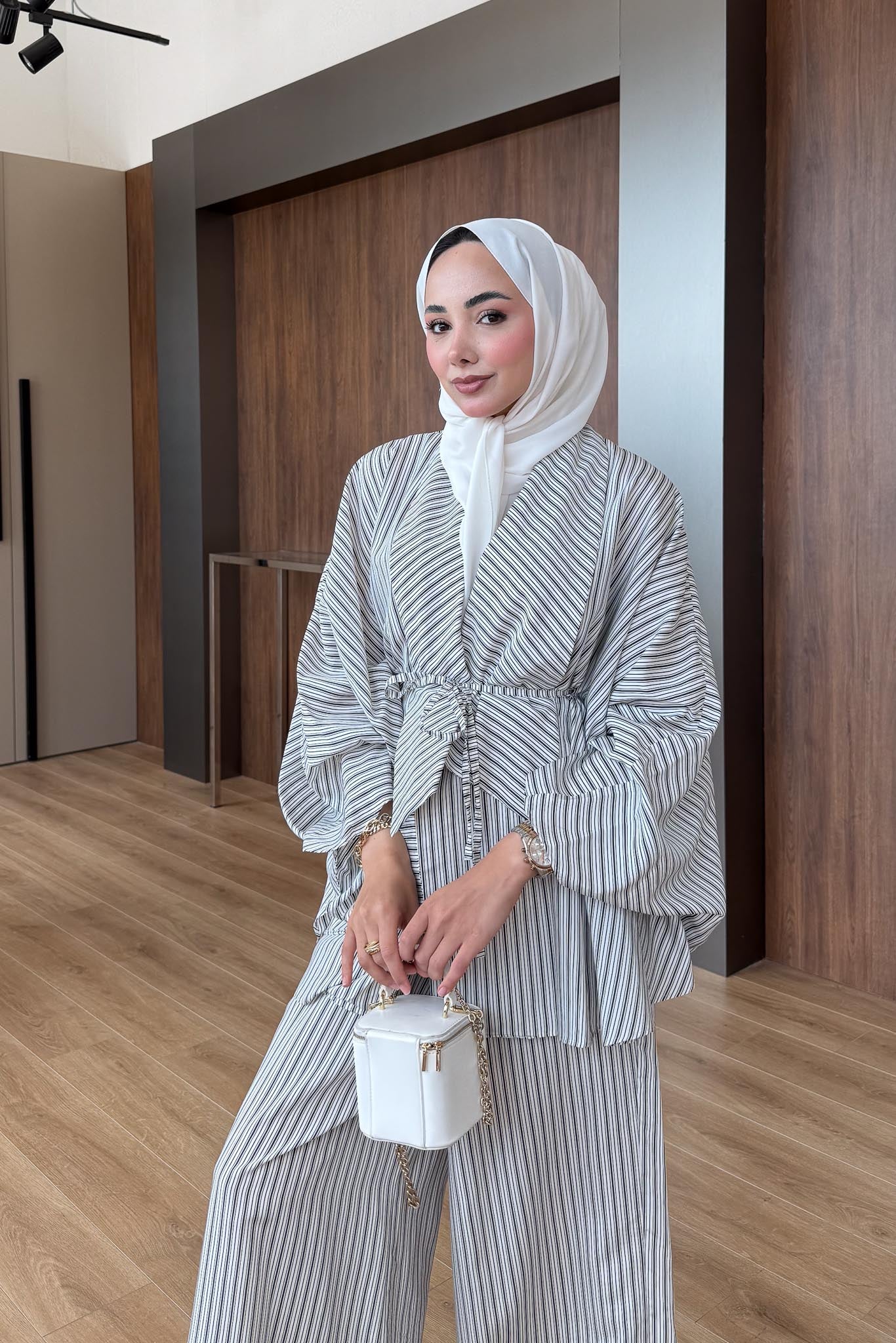 Seyran Pleated Dress Beige