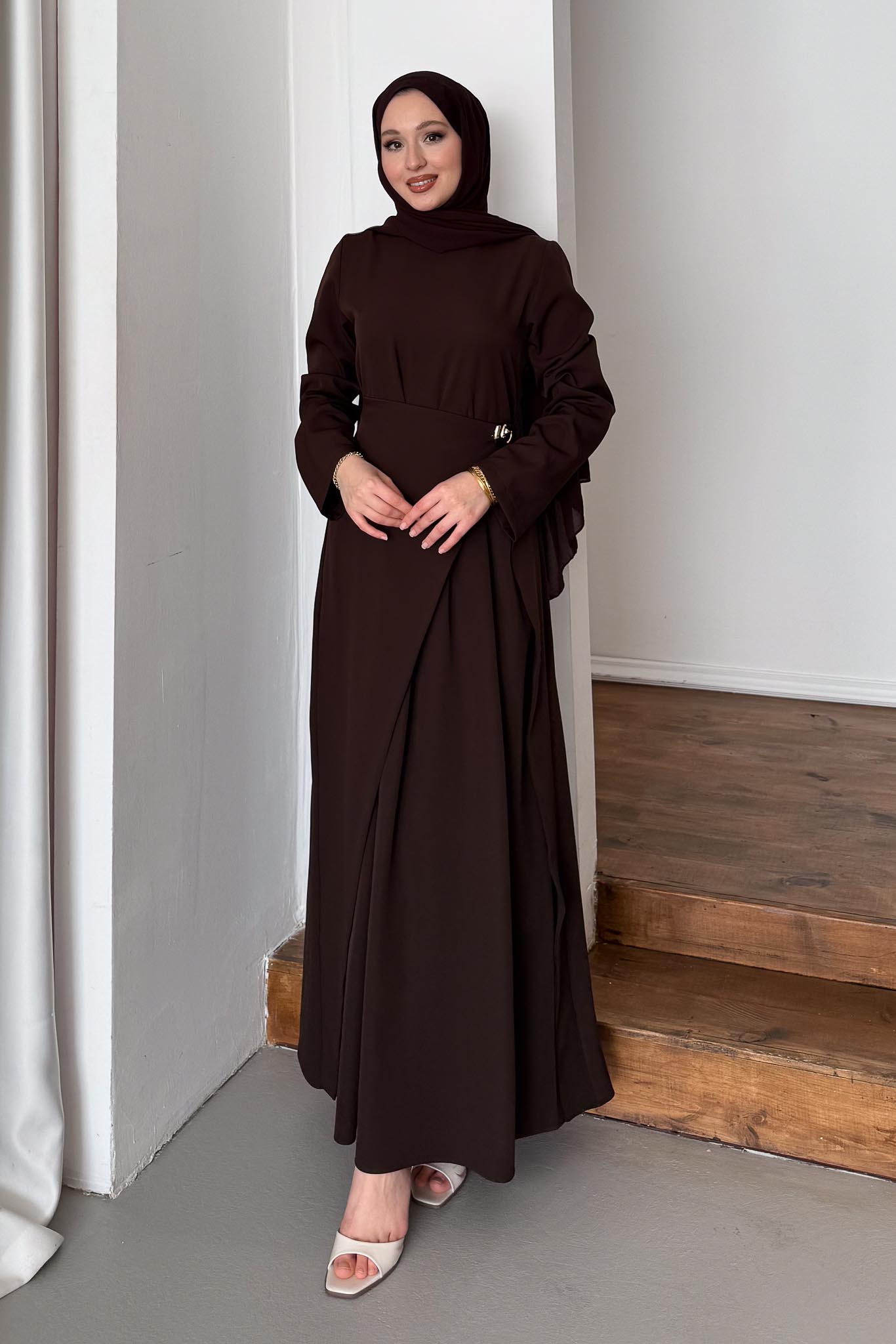 Daina Elbise Kahverengi