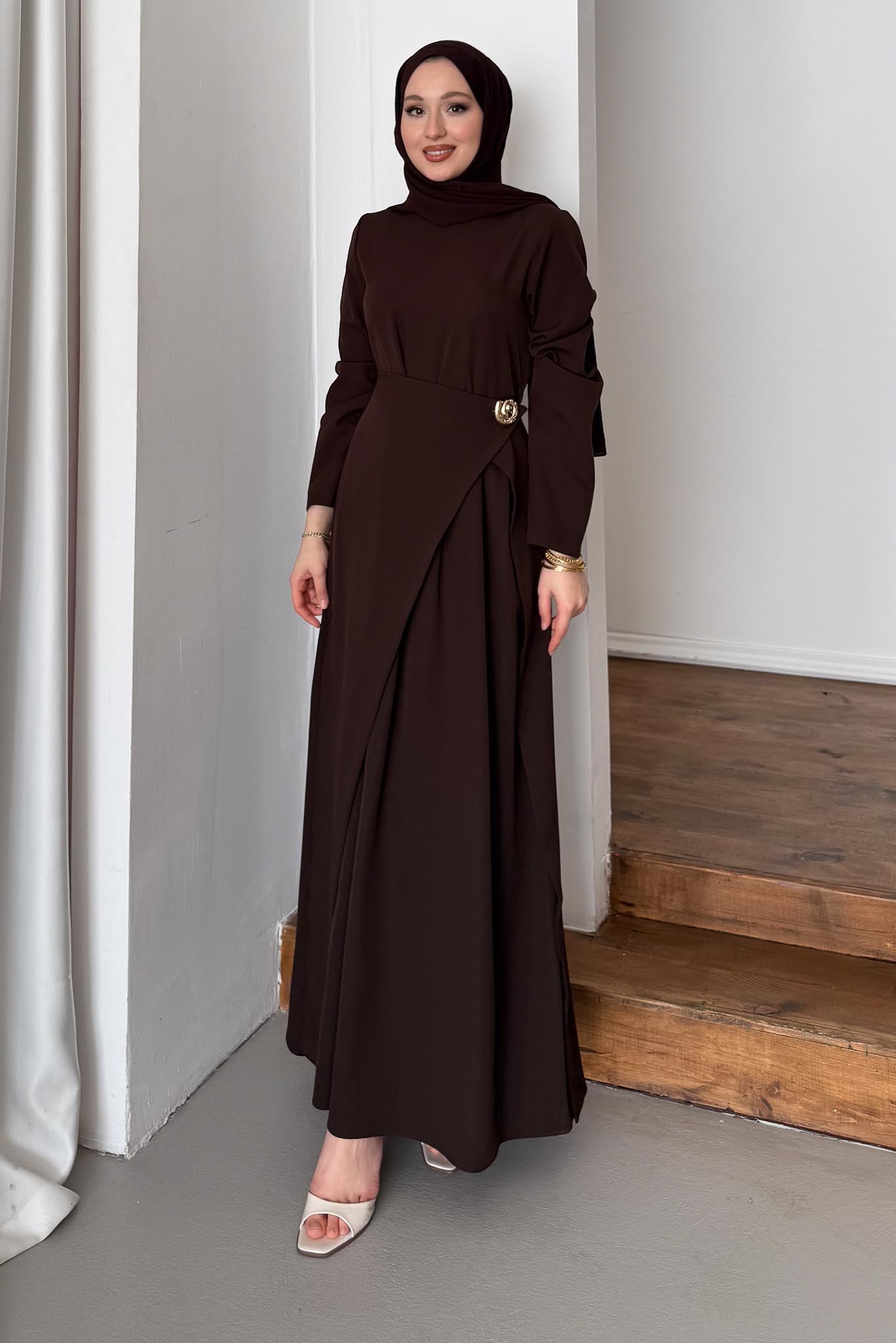Daina Elbise Kahverengi