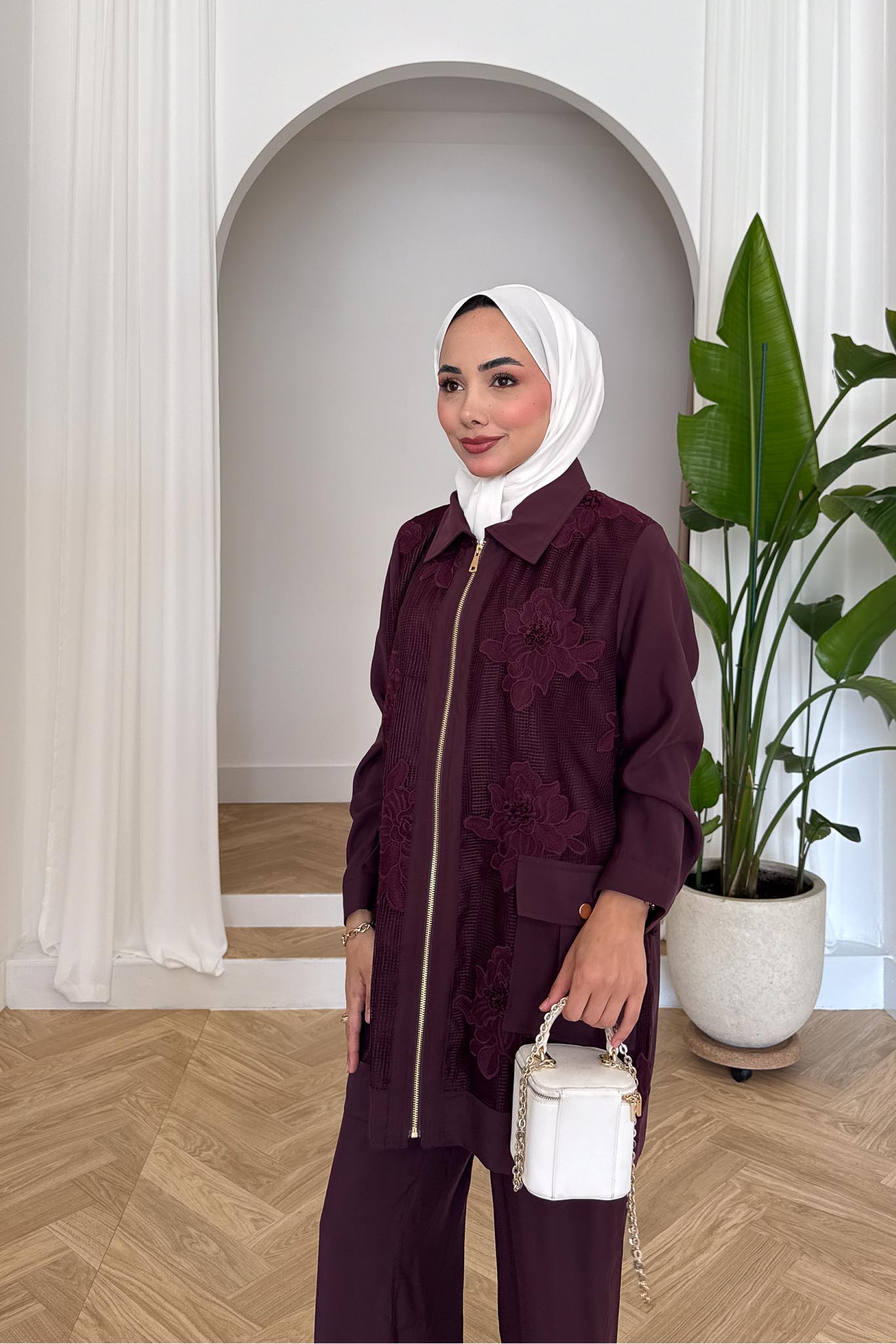 Arven Petek Takım Mürdüm