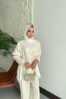 Ajda Pleated Skirt Set Petrol
